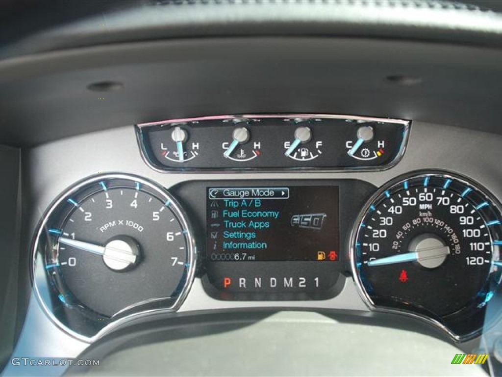 2012 Ford F150 Platinum SuperCrew 4x4 Gauges Photo #58265149