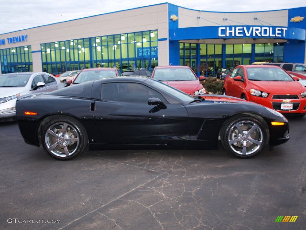 2009 Corvette Coupe - Black / Ebony photo #1