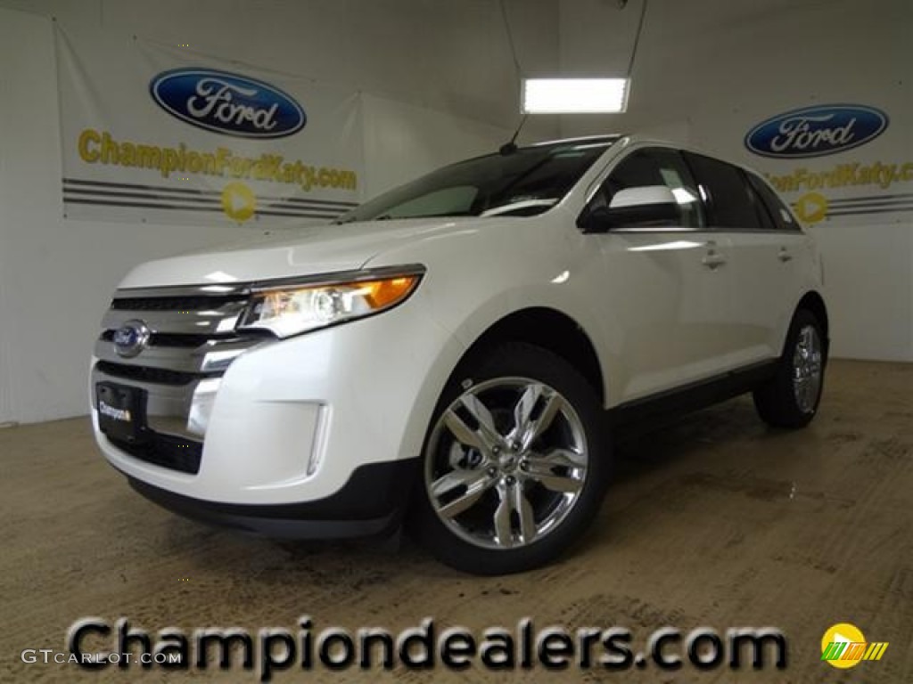 2012 Edge Limited - White Platinum Metallic Tri-Coat / Charcoal Black photo #1