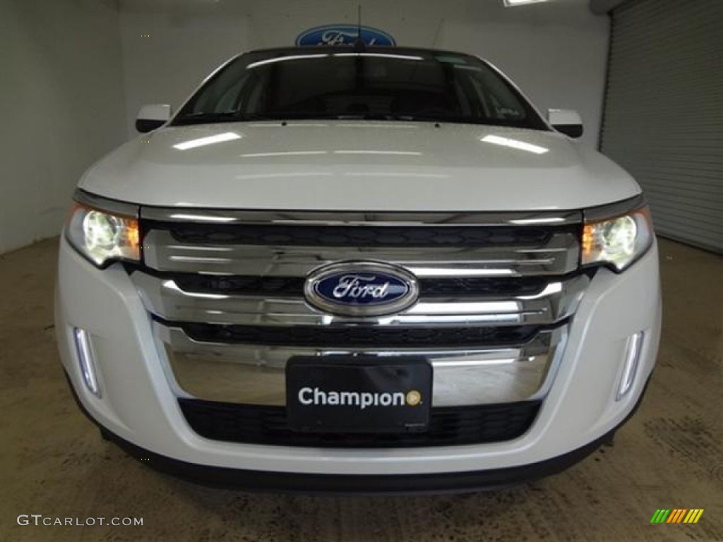 2012 Edge Limited - White Platinum Metallic Tri-Coat / Charcoal Black photo #2