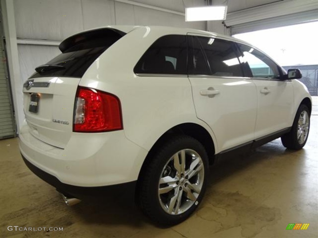 2012 Edge Limited - White Platinum Metallic Tri-Coat / Charcoal Black photo #4