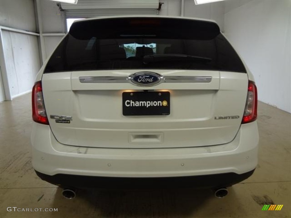 2012 Edge Limited - White Platinum Metallic Tri-Coat / Charcoal Black photo #5