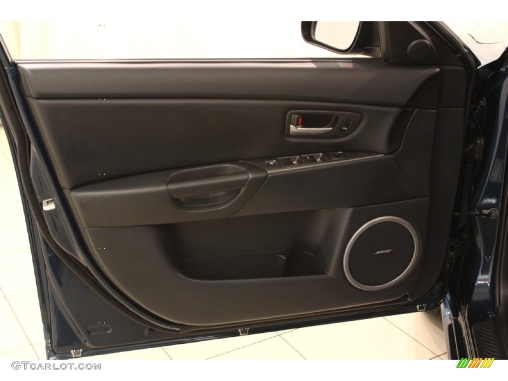 2007 MAZDA3 s Sport Sedan - Phantom Blue Mica / Black photo #5
