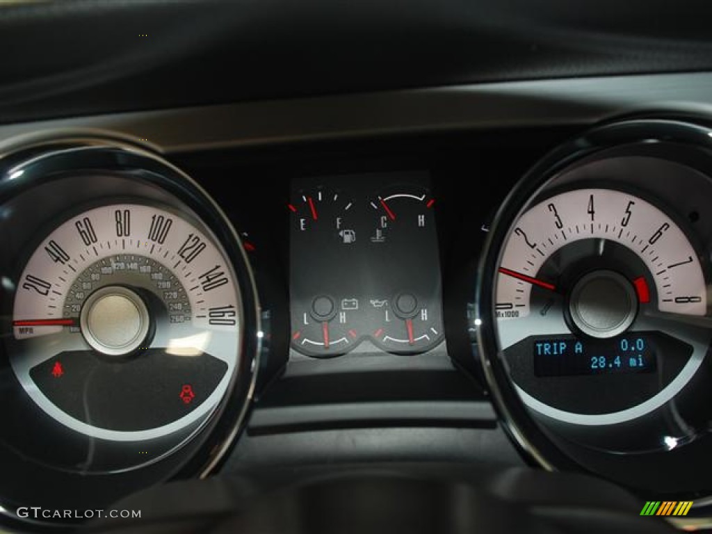 2012 Ford Mustang V6 Premium Coupe Gauges Photo #58266299