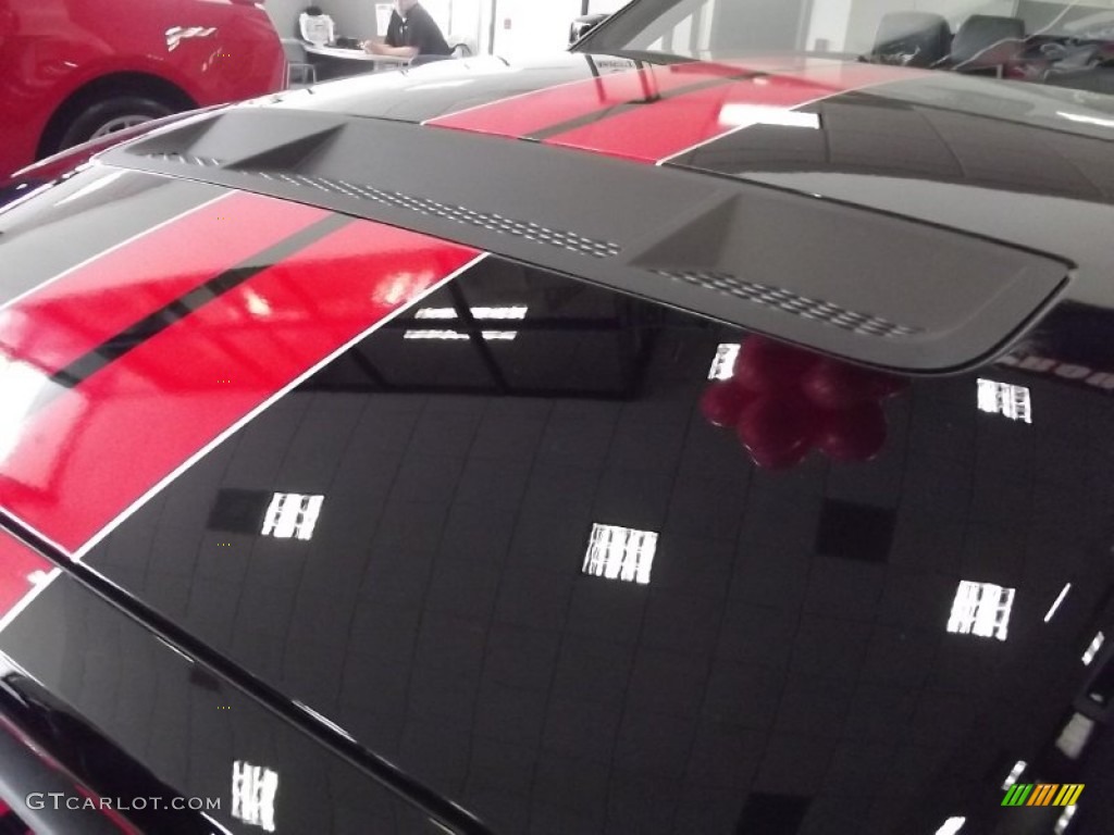 2012 Mustang Shelby GT500 SVT Performance Package Convertible - Black / Charcoal Black/Red photo #17