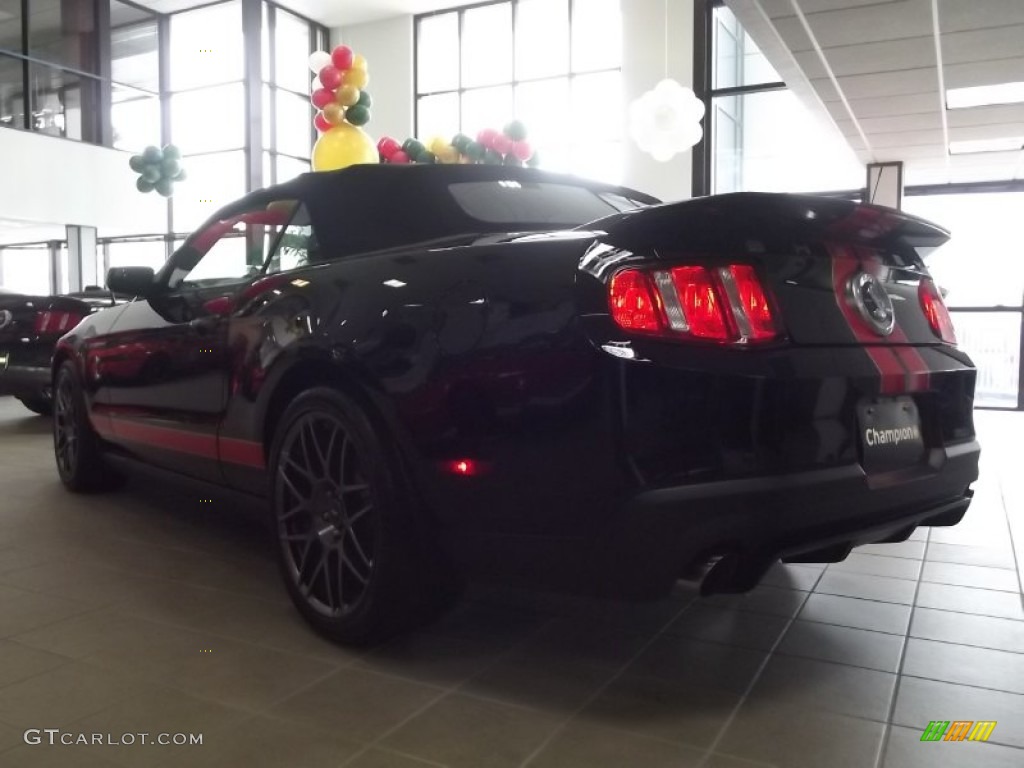 2012 Mustang Shelby GT500 SVT Performance Package Convertible - Black / Charcoal Black/Red photo #18