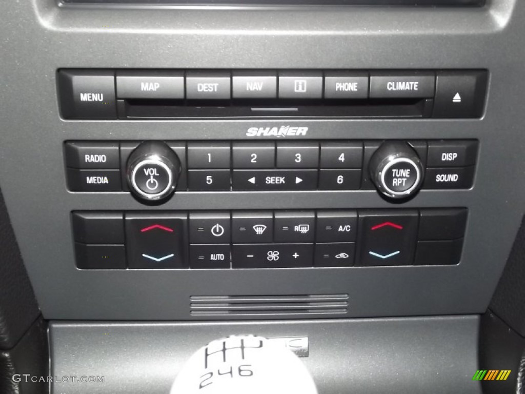 2012 Ford Mustang Shelby GT500 SVT Performance Package Convertible Controls Photo #58266826