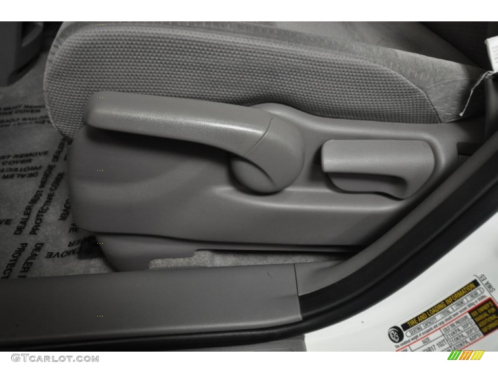 2008 CR-V EX 4WD - Taffeta White / Gray photo #13