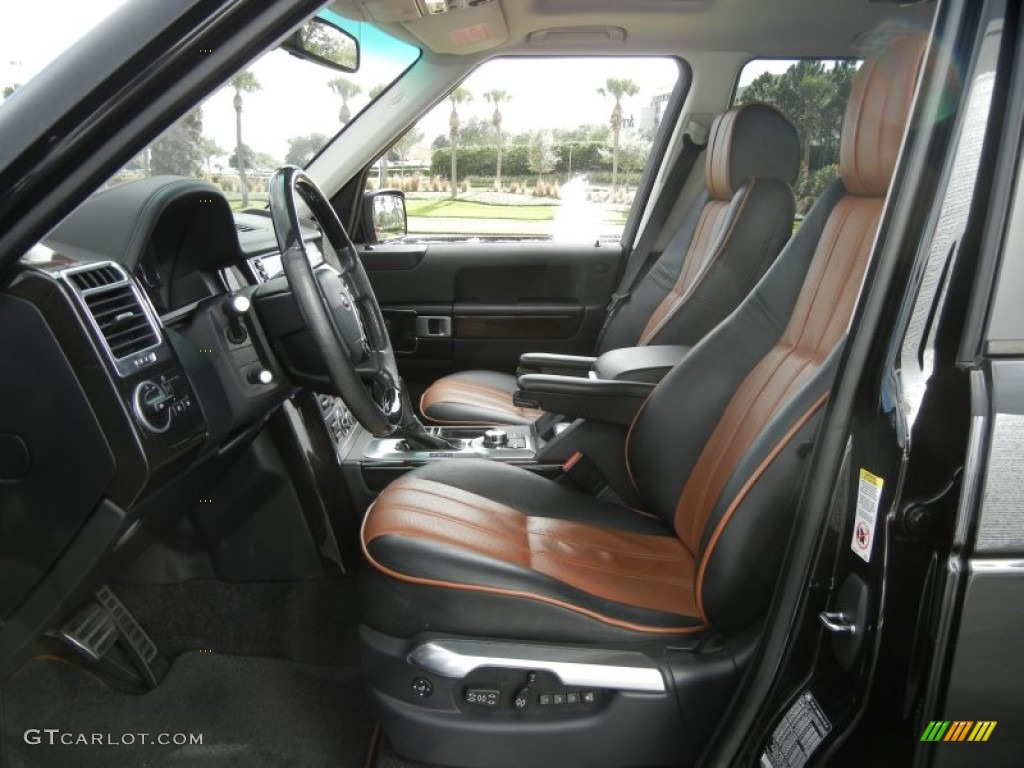 Westminster Jet Black/Tan Interior 2008 Land Rover Range Rover Westminster Supercharged Photo #58267297