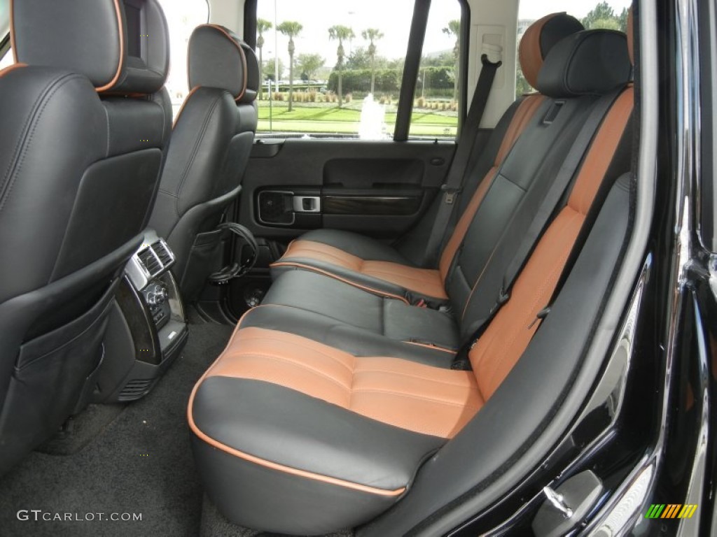 Westminster Jet Black/Tan Interior 2008 Land Rover Range Rover Westminster Supercharged Photo #58267339