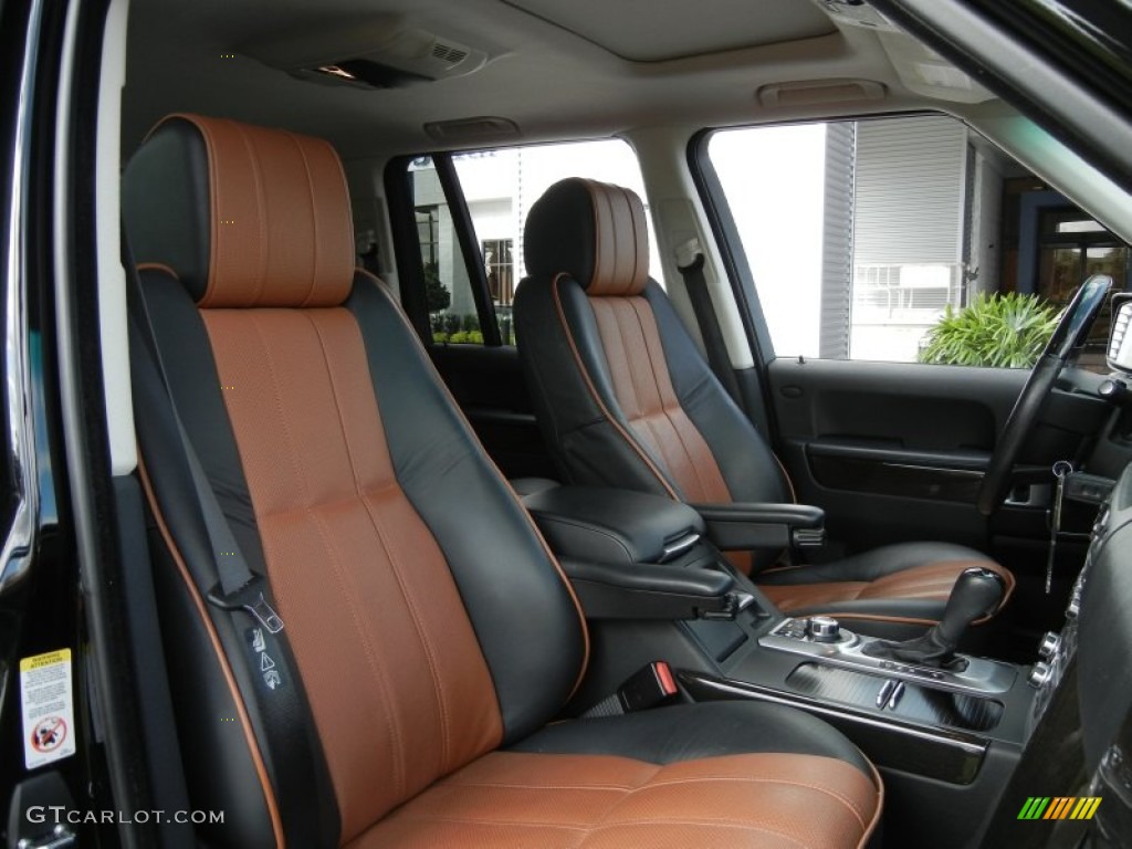 Westminster Jet Black/Tan Interior 2008 Land Rover Range Rover Westminster Supercharged Photo #58267408
