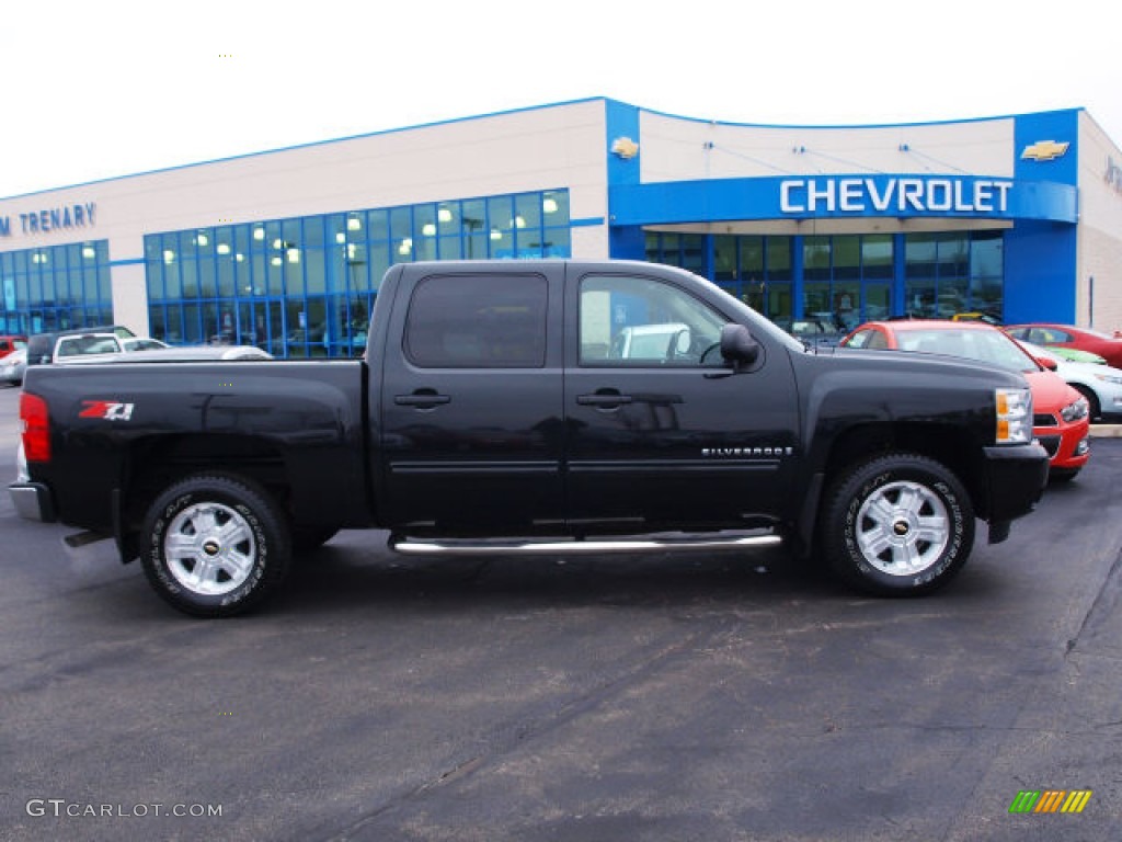 2009 Silverado 1500 LT Crew Cab 4x4 - Black / Ebony photo #1