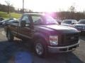 2009 Royal Red Metallic Ford F250 Super Duty XL Regular Cab  photo #2