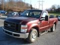 2009 Royal Red Metallic Ford F250 Super Duty XL Regular Cab  photo #4