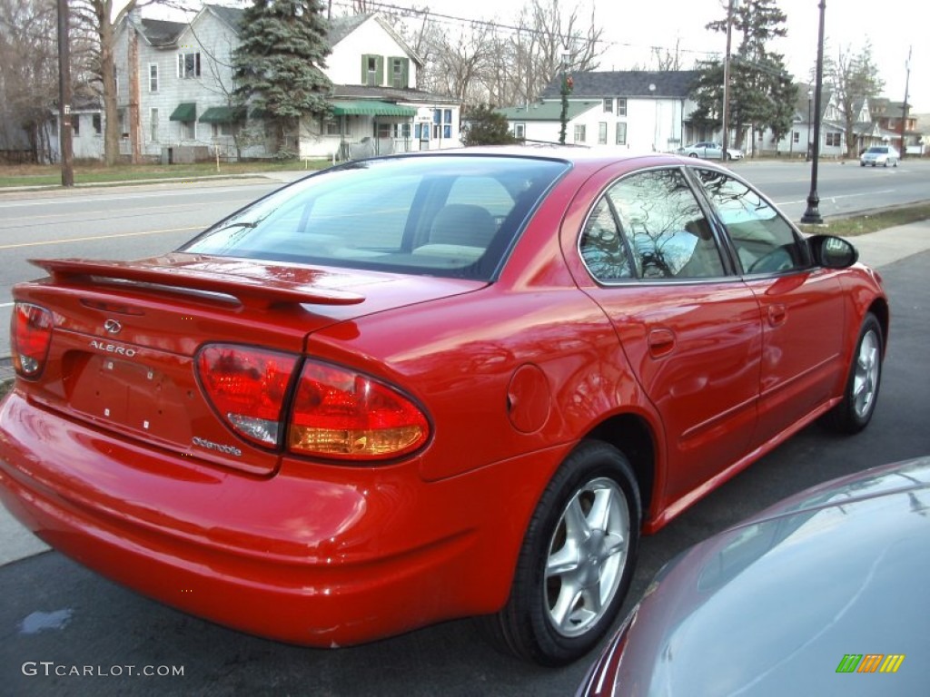 2004 Alero GL1 Sedan - Sport Red / Neutral photo #12