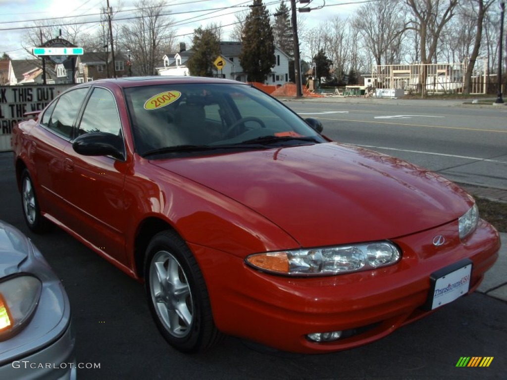 2004 Alero GL1 Sedan - Sport Red / Neutral photo #15