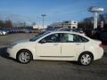 2011 White Suede Ford Focus SEL Sedan  photo #5