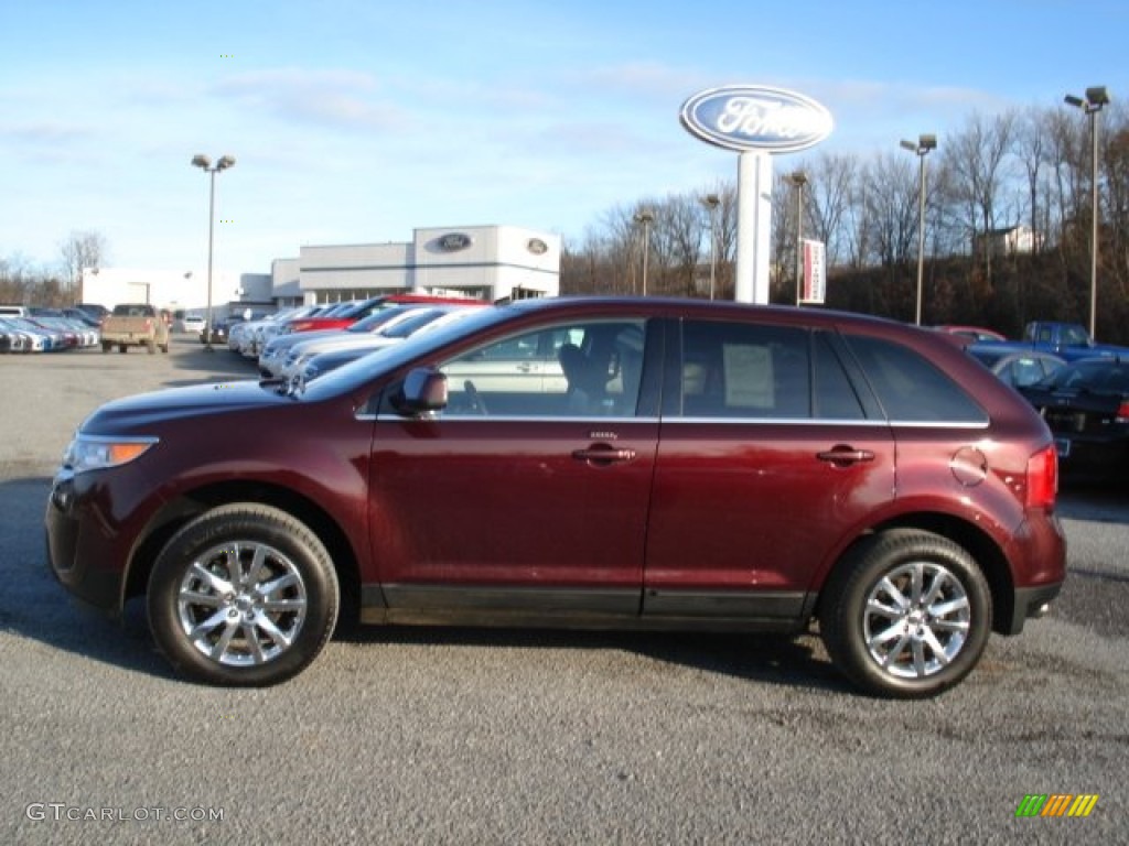 Bordeaux Reserve Red Metallic 2011 Ford Edge Limited AWD Exterior Photo #58268752