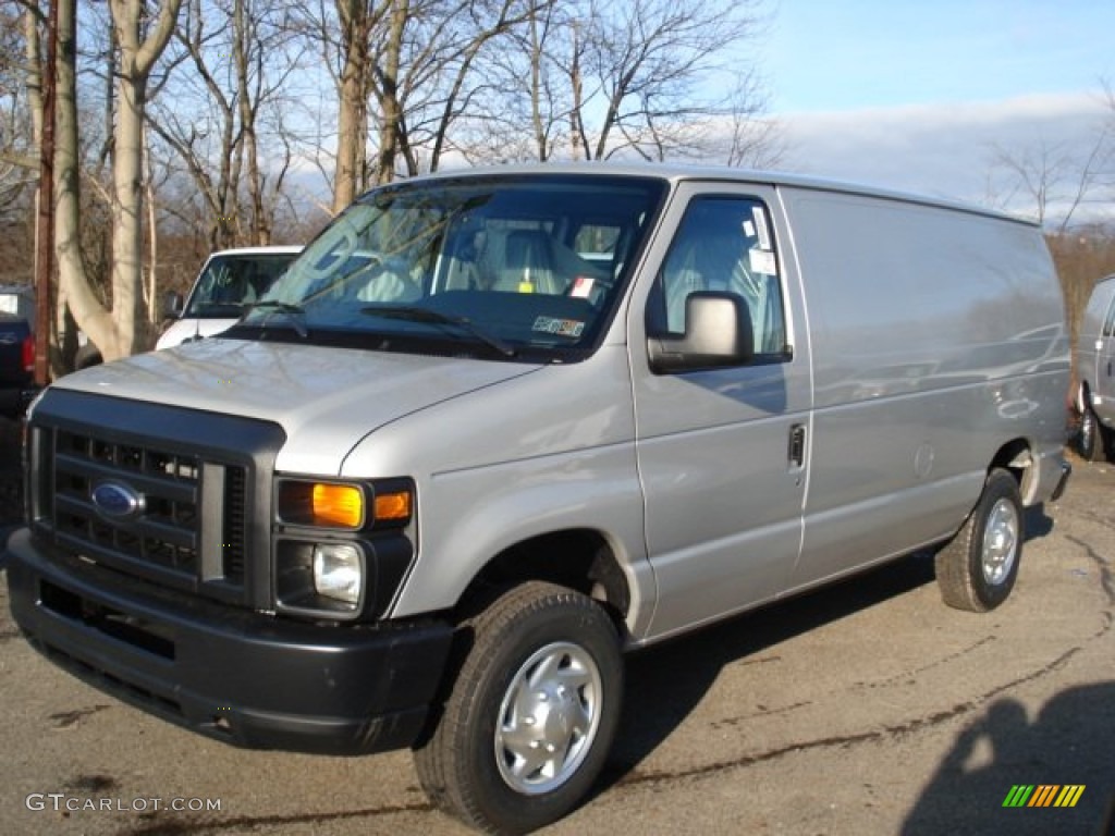 Ingot Silver Metallic 2012 Ford E Series Van E150 Cargo Exterior Photo #58269220