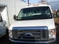 2012 Oxford White Ford E Series Cutaway E350 Commercial Utility Truck  photo #2