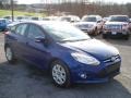 2012 Blue Candy Metallic Ford Focus SE 5-Door  photo #2