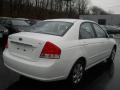 2009 Clear White Kia Spectra EX Sedan  photo #2