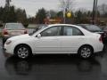 2009 Clear White Kia Spectra EX Sedan  photo #11