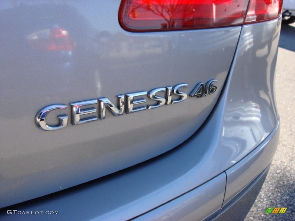 2009 Genesis 4.6 Sedan - Platinum Metallic / Black photo #31