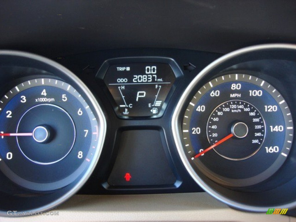 2011 Hyundai Elantra GLS Gauges Photo #58272527
