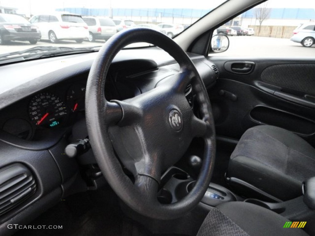2002 Dodge Neon Standard Neon Model Dark Slate Gray Steering Wheel Photo #58272656