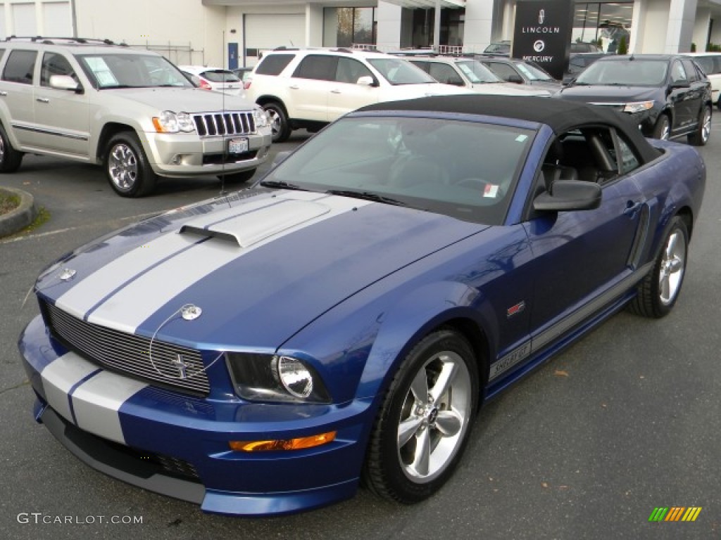 Vista Blue Metallic 2008 Ford Mustang GT/CS California Special Convertible Exterior Photo #58272680