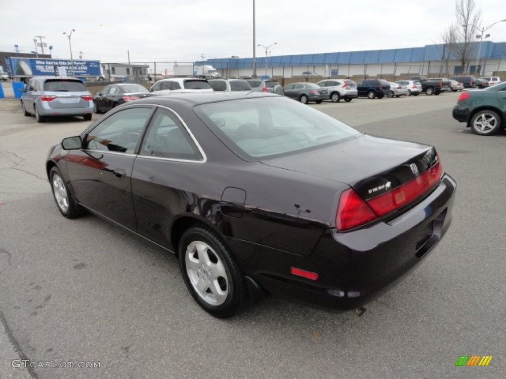 1998 Accord EX V6 Coupe - Black Currant Pearl / Gray photo #3