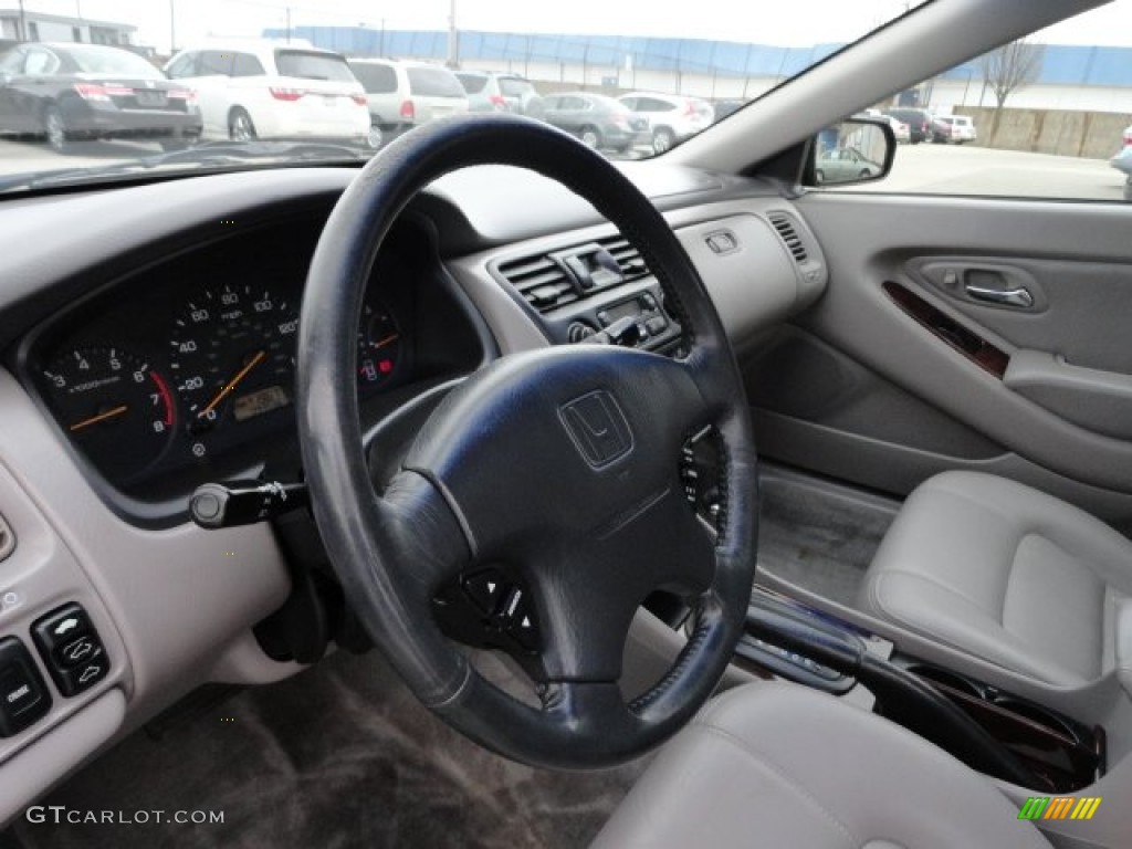 1998 Accord EX V6 Coupe - Black Currant Pearl / Gray photo #14