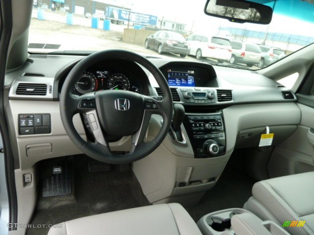 2012 Honda Odyssey EX-L Gray Dashboard Photo #58273610