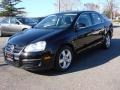 2009 Black Uni Volkswagen Jetta SE Sedan  photo #7