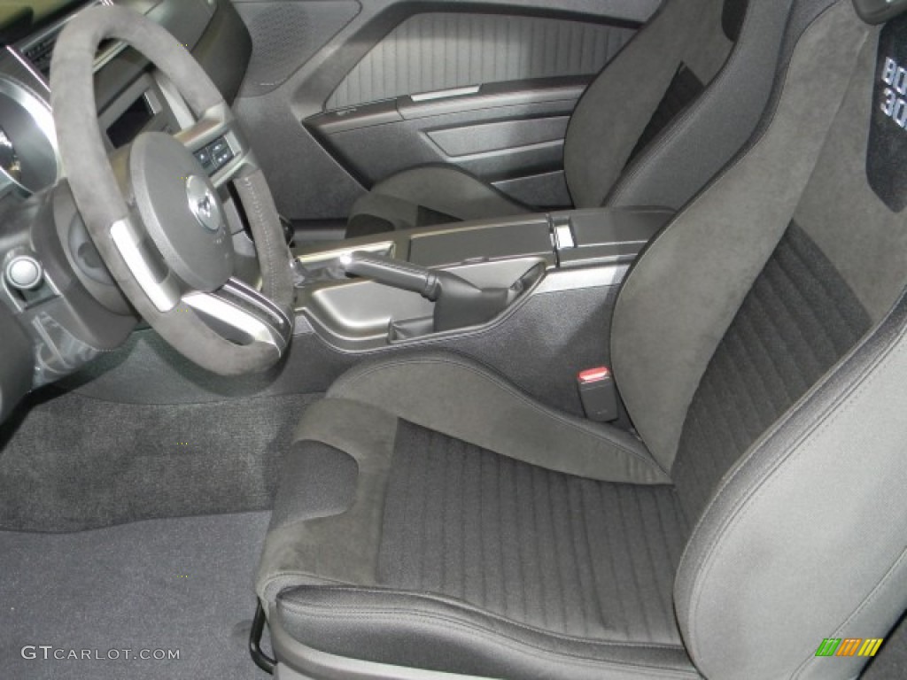 Charcoal Black Recaro Sport Seats Interior 2012 Ford Mustang Boss 302 Photo #58274105