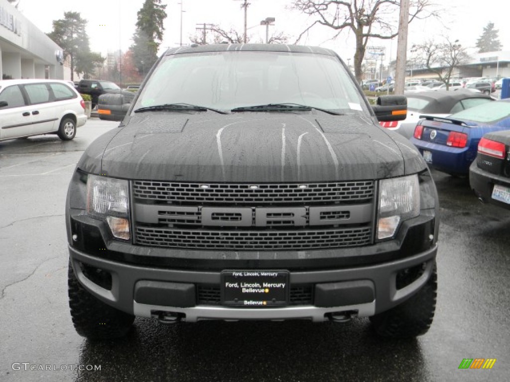 2011 F150 SVT Raptor SuperCrew 4x4 - Ebony Black / Raptor Black photo #2