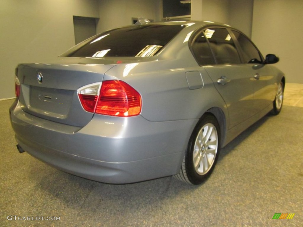 2007 3 Series 328i Sedan - Arctic Metallic / Black photo #7