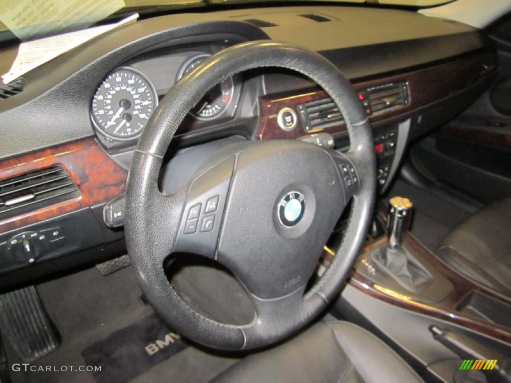 2007 3 Series 328i Sedan - Arctic Metallic / Black photo #15