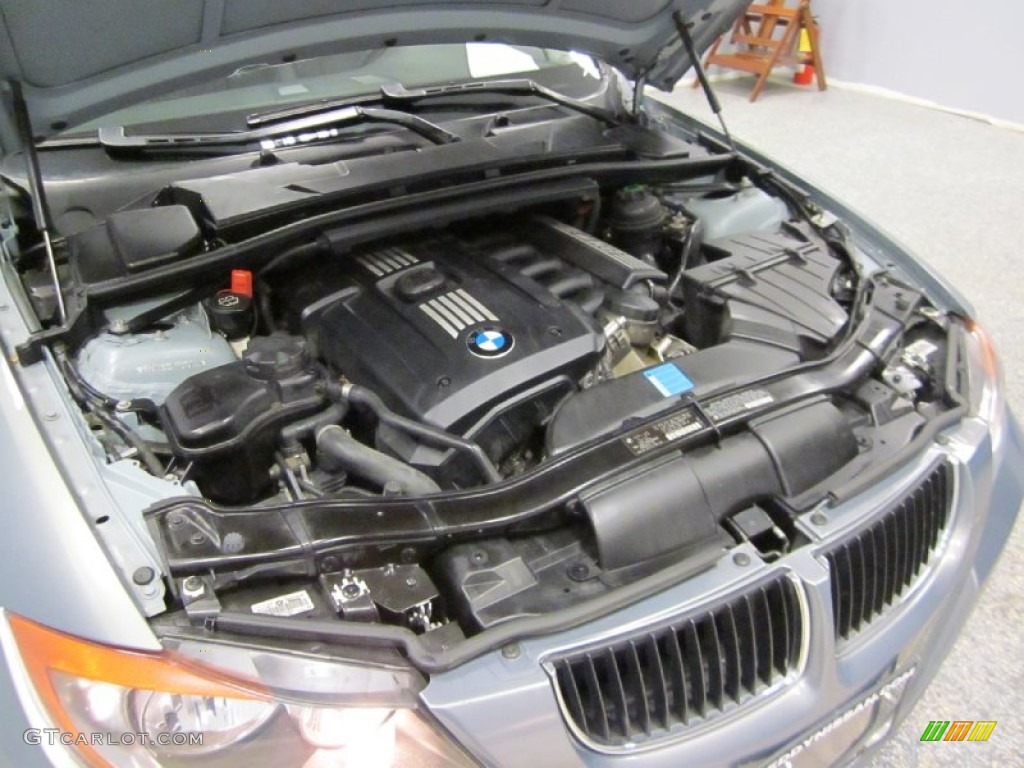 2007 3 Series 328i Sedan - Arctic Metallic / Black photo #22