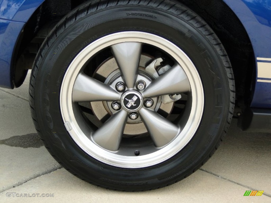 2006 Mustang V6 Premium Coupe - Vista Blue Metallic / Dark Charcoal photo #28
