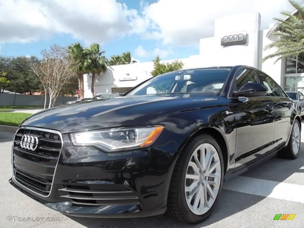 Brilliant Black 2012 Audi A6 3.0T quattro Sedan Exterior Photo #58276052