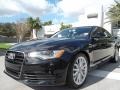 Brilliant Black 2012 Audi A6 3.0T quattro Sedan Exterior