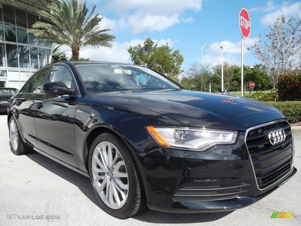 Brilliant Black 2012 Audi A6 3.0T quattro Sedan Exterior Photo #58276176