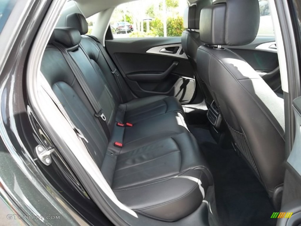 Black Interior 2012 Audi A6 3.0T quattro Sedan Photo #58276271