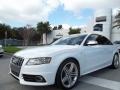 Ibis White 2011 Audi S4 3.0 quattro Sedan