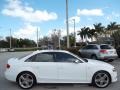 Ibis White 2011 Audi S4 3.0 quattro Sedan Exterior