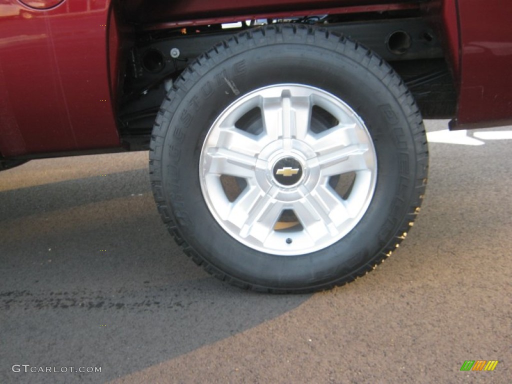 2009 Silverado 1500 LT Z71 Crew Cab 4x4 - Deep Ruby Red Metallic / Ebony photo #21