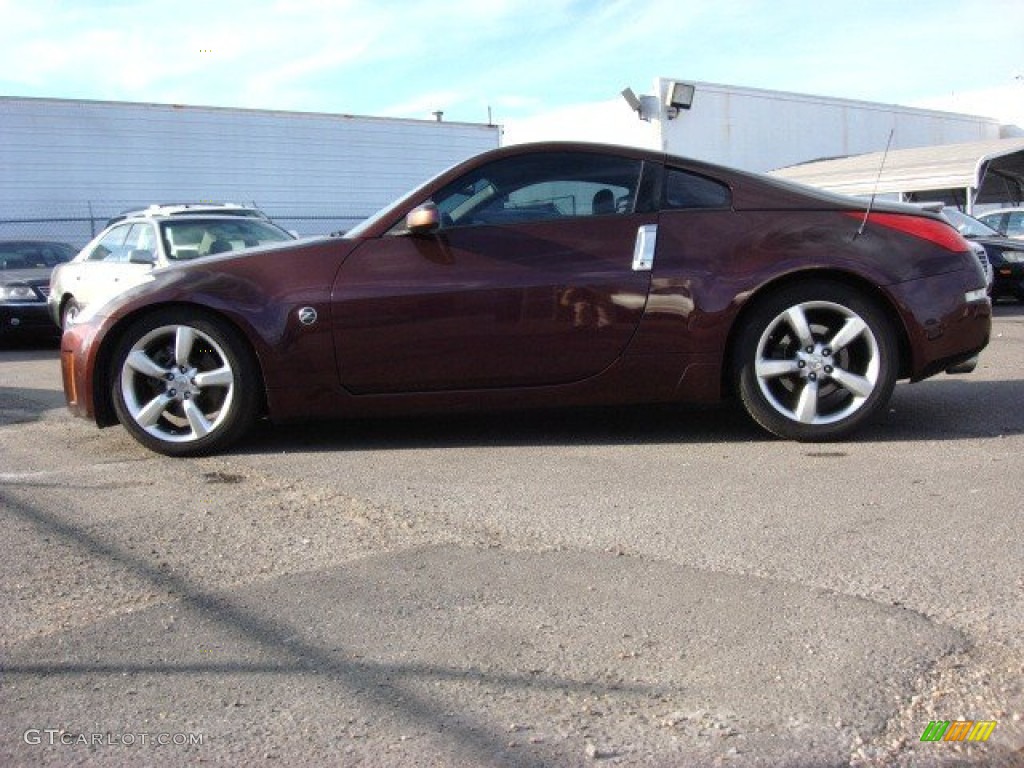 2006 350Z Touring Coupe - Interlagos Fire Metallic / Charcoal Leather photo #3
