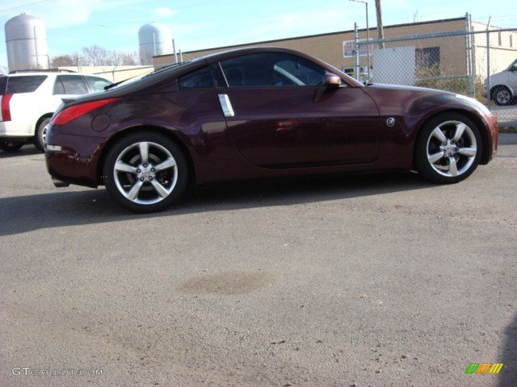 2006 350Z Touring Coupe - Interlagos Fire Metallic / Charcoal Leather photo #6